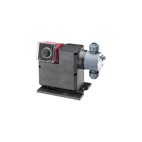 DDE Series Digital Dosing Pump, Type Key: DDE 200-4 B-SS/T/SS-F-31A3A3BG. 3/4" x 3/4" NPT Female